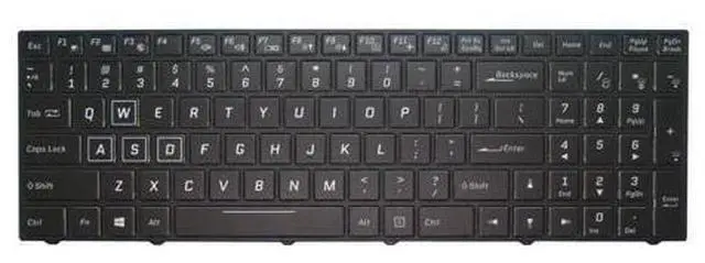 Main image of Laptop Keyboard For System76 Oryx Pro 3 ORYP3 17.3 English US With Backlit