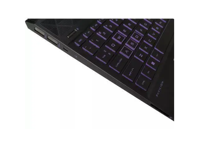 Alt view image 2 of 5 - for Pavilion 15-CX 15T-CX Palmrest Non-Backlit US Keyboard Ultra Violet Case