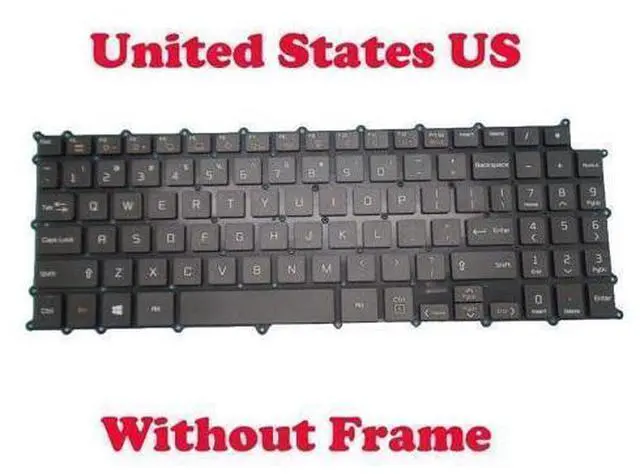 Main image of Laptop Keyboard For 15U70P 15U70P-P 15Z995 15Z995-U English US Black No Frame
