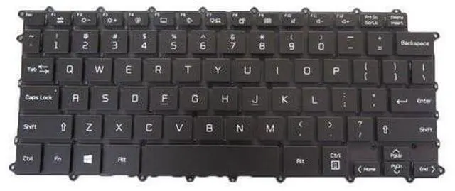 Alt view image 2 of 4 - English US Backlit Keyboard For 14Z90P 14Z90P-G 14Z90P-K Black NO Frame