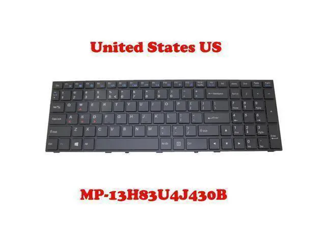 Main image of Keyboard For CLEVO P650SE MP-13H83USJ430B 6-80-P6500-011-1 6-80-P6500-013-1 US