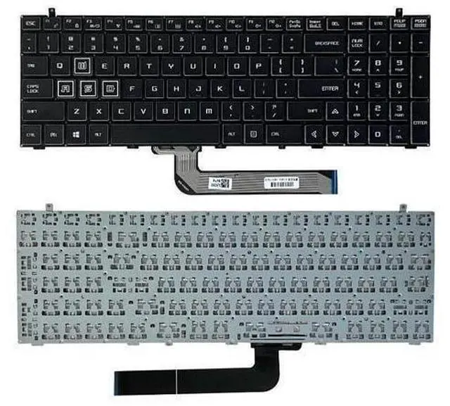 Main image of replacement keyboard for mechanician T90 PLUS-TG65T X3-S X8Ti-s P-76 US with Backlit black
