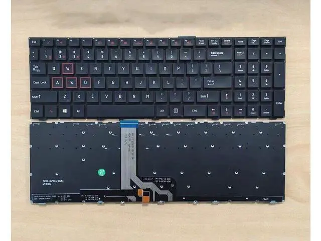 Alt view image 2 of 4 - replacement keyboard for Machenike F117-V/V56T VA65T VSG65 F117-VC F117-VD/VG US RGB backlit
