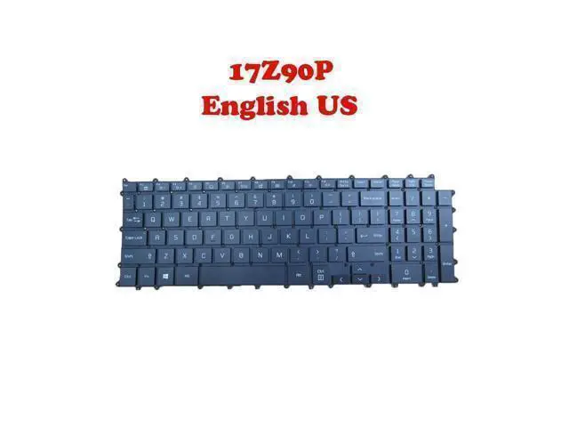 Alt view image 4 of 7 - Laptop Keyboard for 17Z90P 17Z90P-G 17Z90P-K 17Z90P-N Black US Backlit