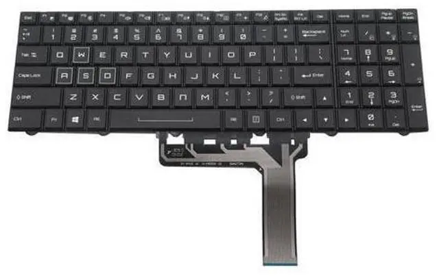 Main image of Laptop Keyboard For System76 Serval WS (serw11) English US With Backlit Black Ne