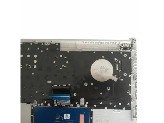 Alt view image 4 of 5 - For Pavilion 14-CF Palmrest Non-Backlit Keyboard w/Touchpad Silver L48648-001