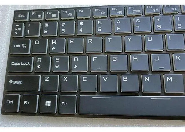 Alt view image 2 of 5 - replacement keyboard for Clevo Sager NP8157 NP8155 NP8156 US Color Backlit Crystal