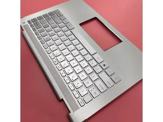 Alt view image 6 of 6 - for Pavilion 14-BA 14T-BA 924115-001 Upper Case Palmrest Backlit Keyboard