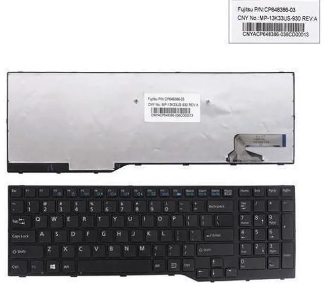 Main image of Keyboard for Fujitsu Siemens Lifebook AH544 AH564 AH555 CP64838603 MP-13K33US930