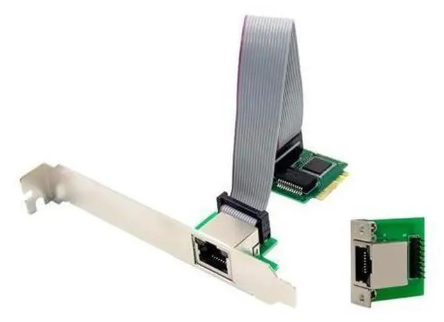 Main image of M.2 A+E Key Gigabit Ethernet Network Card Intel I210AT, Single RJ45 Port, 10/100/1000Mbps, Supports PXE, iSCSI, WoL, for Industrial PC & Embedded Systems