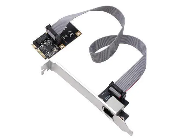 Main image of Mini PCIe to 2.5G Gigabit Ethernet Network Card Realtek RTL8125BG, 2500Mbps RJ45, Full/Half Duplex, for Desktop, Embedded & Industrial Systems