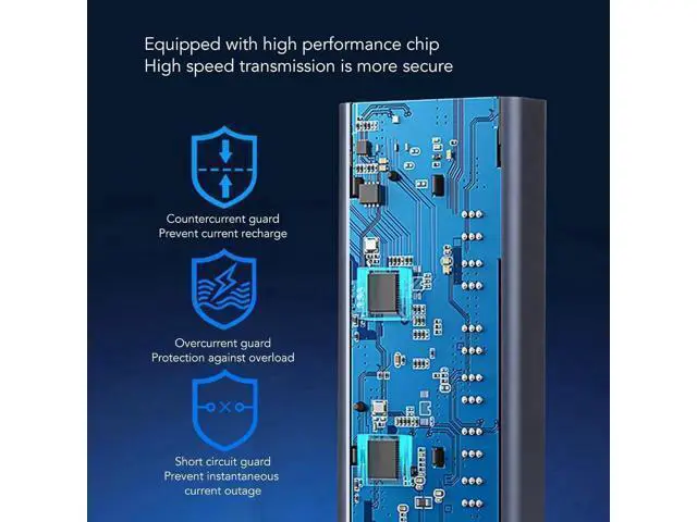 Alt view image 5 of 7 - Powered USB 3.0 Data Hub,10 USB 3.0 Data Ports with Individual Switch,USB Data Hub Splitter with 60W Power Adapter for Laptop PC 100240V (US Plug)