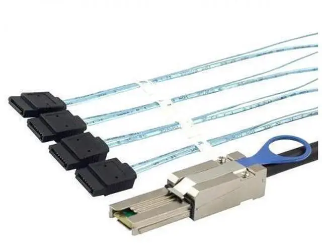 Main image of MINI SAS SFF-8088 to 4 Ports SATA 7P mother server Adapter cable