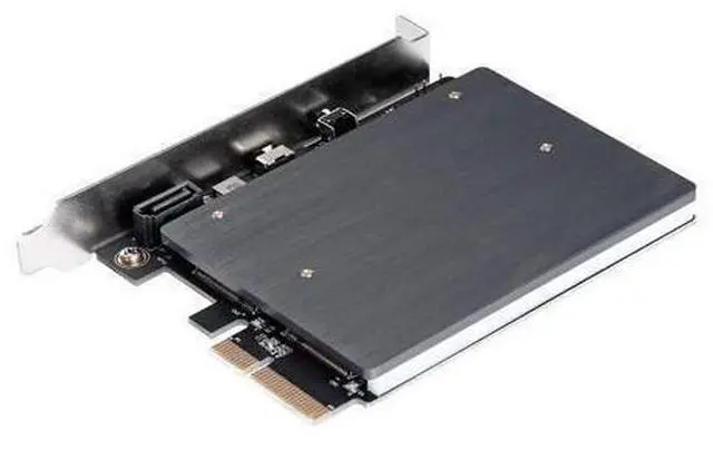 Main image of PCIE TO NVME MKEY card With 5V 12V RGB LED PCIE to M2 NVME SSD Adapter PCI Express x4 Card B Key and M Key Port