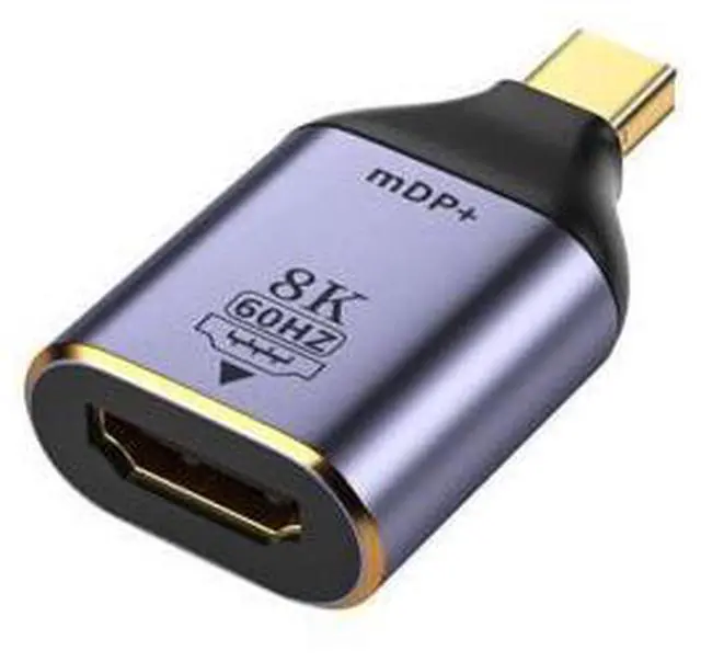 Main image of USB-C Multi-Adapter 8K@60Hz, HDMI 2.1, DP, Mini DP, Type-C, Aluminum, Braided, for Laptop, MacBook, Tablet to Monitor & TV