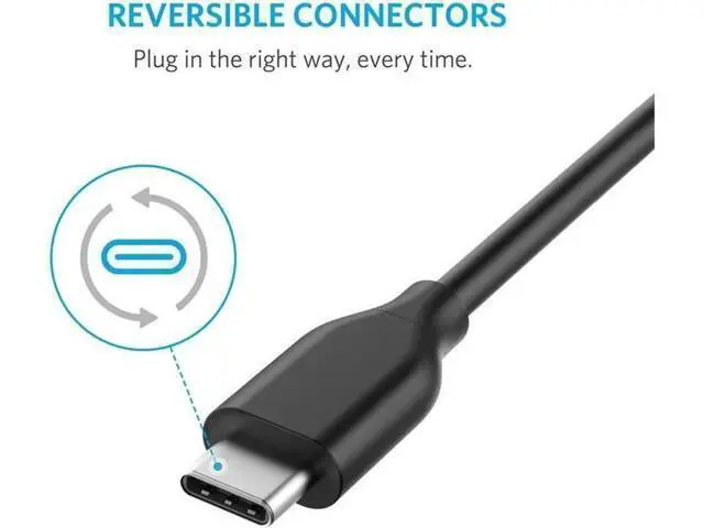 Alt view image 4 of 7 - USB C Cable (USB 3.0), USB A to USB C Charger (3ft) Fast Charging Cord Compatible with Samsung Galaxy Note 9 S9 S8 Note 8, LG V30 G6 G5, Pixel, Nintendo Switch-Black