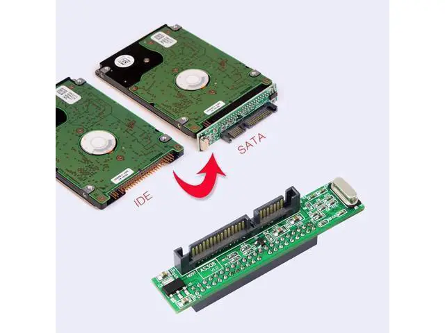 Alt view image 5 of 6 - SATA Male to 44 pin Female 2.5 inch IDE Adapter for PC and Mac Computer to SATA Hard Drive Interface Adapter(SATA M/2.5 F)