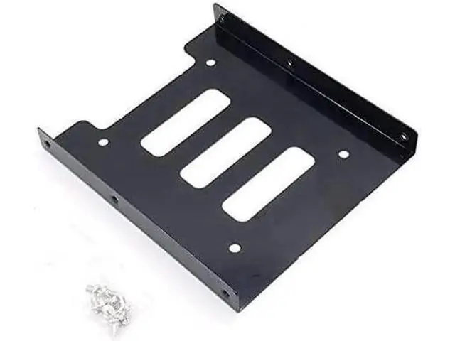 Alt view image 4 of 6 - 2.5 to 3.5 Inch Hard Disk Metal Bracket Adapter HDD Holder with IDE 4P Male to SATA 15 Pin Cable SATA 3.0 Cable for Desktop PCSSD Server (Red)