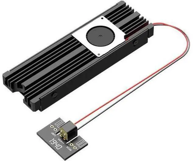 Main image of Cooler Fan for NVME for NGFF M.2 Heatsink Cooling Turbofan SSD Metal Sheet Thermal Silicon Wafer Heat sink M2 SSD Adapter