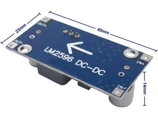 Alt view image 3 of 6 - LM2596s DC-DC Buck Converter 3A Adjustable Voltage Regulator 3.2-35V 1.25-35V DIY Power Supply Step Down Module (1 Pack)