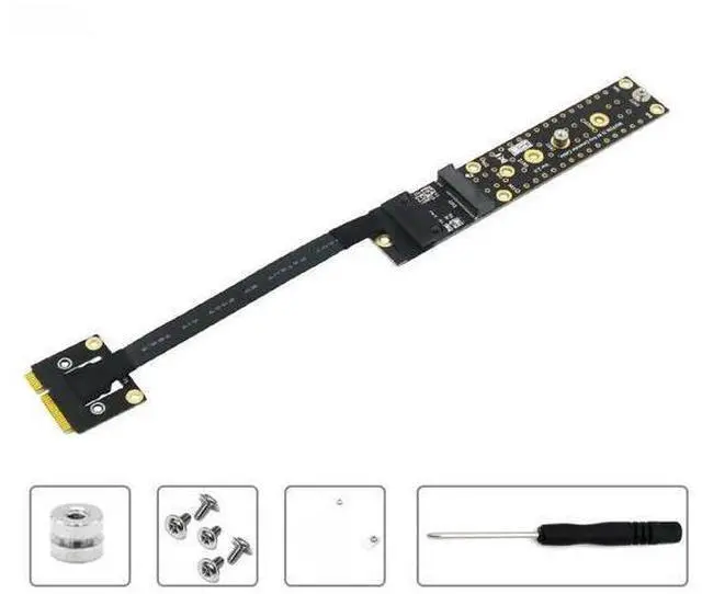 Main image of FOR Add On Cards Mini PCIe Male To Key M Female Adapter Mini PCI-E to NVME NGFF M.2 Key M Riser Converter for PCI-E Tester Extender