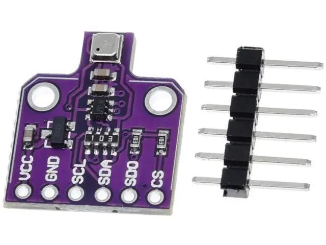 Alt view image 2 of 6 - BME680 Digital Temperature Humidity Sensor Module(Temperature/Humidity/Pressure/VOC Gas) 4 in 1 Sensor High Precision Environmental Monitoring Sensor with SPI IIC DC 5V