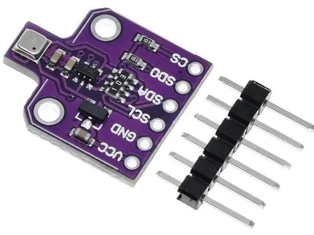 Alt view image 4 of 6 - BME680 Digital Temperature Humidity Sensor Module(Temperature/Humidity/Pressure/VOC Gas) 4 in 1 Sensor High Precision Environmental Monitoring Sensor with SPI IIC DC 5V