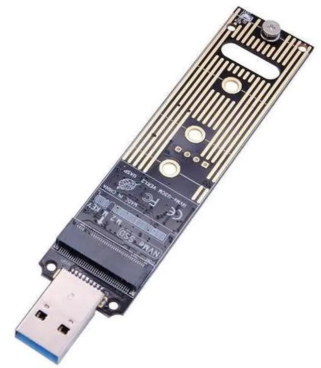 Main image of M.2 NVME USB 3.1 Adapter,M-Key M.2 NVME to USB Card Reader USB 3.1 Gen 2 Bridge Chip with 10 Gbps High Performance, Compatible with Samsung 950/960/970 Evo/Pro or Other M.2 SSDs with PCI-E Type