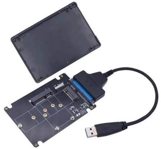 Main image of FOR mSATA M2 USB Adapter Case SSD Externo USB 3.0 M.2 to USB mSATA SSD M2 SSD to USB3.0 Converter Riser 2.5" Enclosure USB 3 Adapter