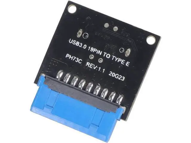 Alt view image 2 of 5 - USB 3.1 Front Panel Socket to USB 3.0 20Pin Header Male Extension Cable Adapter for Motherboard Card 20P USB to Type-E Connector (1 Pcs)