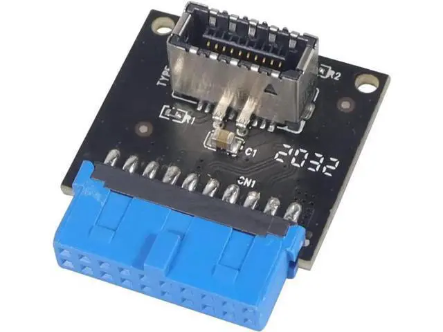 Alt view image 3 of 5 - USB 3.1 Front Panel Socket to USB 3.0 20Pin Header Male Extension Cable Adapter for Motherboard Card 20P USB to Type-E Connector (1 Pcs)
