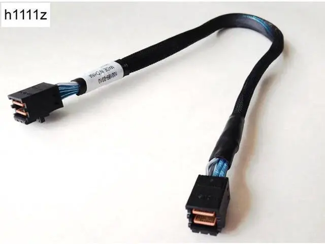 Alt view image 2 of 4 - Mini SAS HD SFF 8643 Cable Internal SFF-8643 SAS Cable 40cm Mini SAS SFF-8643 to 8643 Molex Cable Adapter for Computer Hard Disk