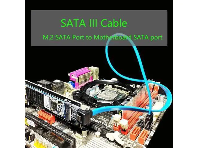 Alt view image 4 of 7 - PA09-SA M.2 NGFF SATA SSD Adapter - SATA I/II/III, Cable and Screws Included
