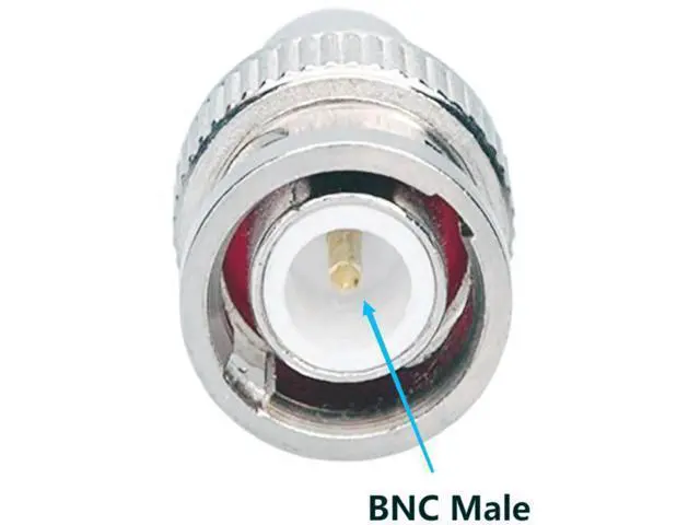Alt view image 4 of 7 - BNC to RCA Adapter BNC Male to RCA Female Connector Coaxial Adapter Coupler for Closed-Circuit TV Surveillance Camera DVR Switcher TV Cable 6pcs