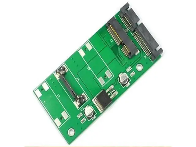 Alt view image 2 of 2 - FOR MSATA to SATA Converter Adapter PCI-E To 2.5 SATA II SSD Adapter PCI-E SSD to 2.5 SATA 22-Pin Converter Adapter