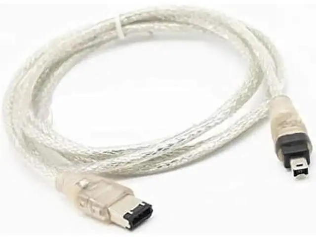 Main image of 1.5M 4P 4 Pin to 4Pin / 6 Pin/USB 2.0 Male IEEE 1394 Adapter Cord Extension Cable for Firewire iLink Mini DV Camera Camcorder (1394 4P to 6P)