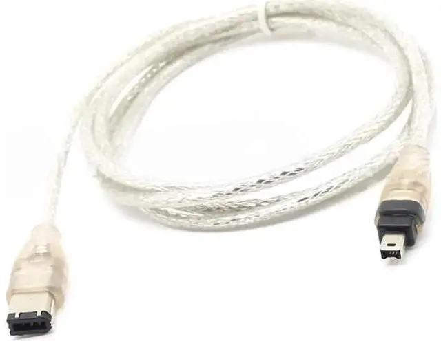 Alt view image 2 of 4 - 1.5M 4P 4 Pin to 4Pin / 6 Pin/USB 2.0 Male IEEE 1394 Adapter Cord Extension Cable for Firewire iLink Mini DV Camera Camcorder (1394 4P to 6P)