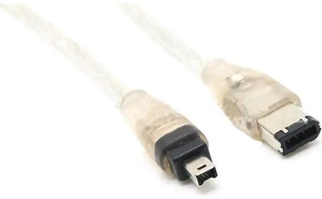 Alt view image 3 of 4 - 1.5M 4P 4 Pin to 4Pin / 6 Pin/USB 2.0 Male IEEE 1394 Adapter Cord Extension Cable for Firewire iLink Mini DV Camera Camcorder (1394 4P to 6P)