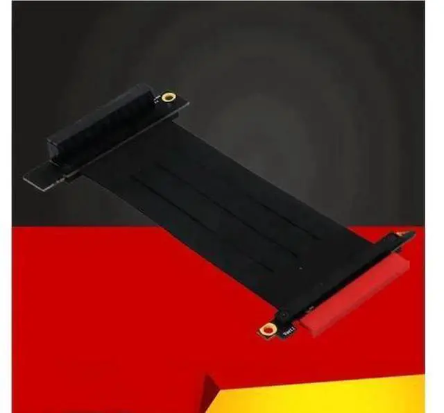 Main image of FOR PCIE X8 Riser Cable PCI Express Extension Cable PCIe 3.0 8Gbps X8 to x8 Port Adapter Connector 270 Degree Reverse PCI-E Extender