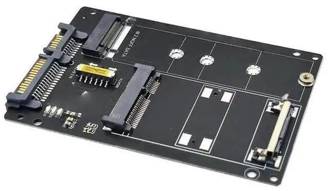 Main image of FOR M2/mSATA to SATA Adapter Converter M.2 to SATA 3.0 2.5 Inch Riser Board M2 B Key + mSATA Adapter for NGFF M.2 SATA SSD mSATA SSD