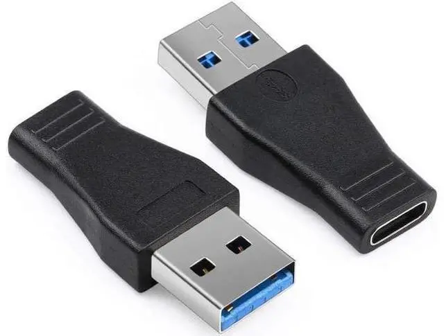 Main image of 2pcs USB 3.0 Male to Type C Female Adapter Type A to C USB 3.0 Male to 3.1 Female Adapter Converter Support Data Sync & Charging