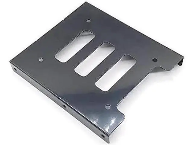 Alt view image 5 of 6 - 2.5 to 3.5 Inch Hard Disk Metal Bracket Adapter HDD Holder with IDE 4P Male to SATA 15 Pin Cable SATA 3.0 Cable for Desktop PCSSD Server (Yellow)