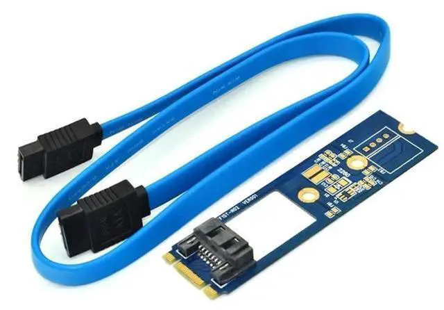 Main image of FOR M2 to SATA Adapter Converter Riser Card + SATA3.0 Cable 2280 Length NGFF M.2 SATA Protocol B+M Key to 7Pin Board for PC Computer