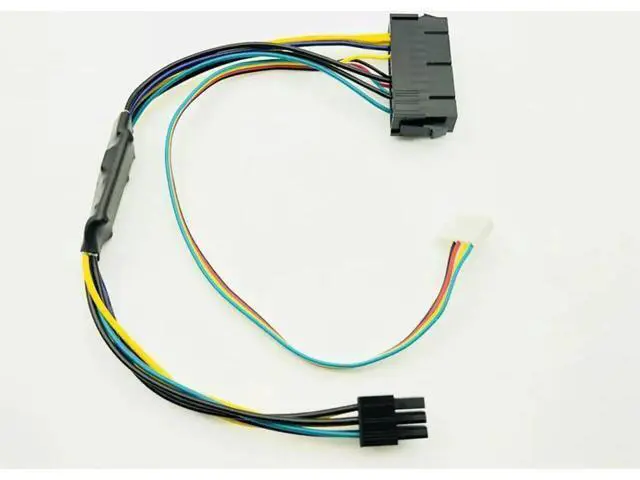 Alt view image 2 of 6 - 30cm ATX Main 24Pin to 6Pin PCI-E PSU Power Adapter Cable 18AWG Power Supply for HP Z220 Z230 SFF Server Workstation Motherboard