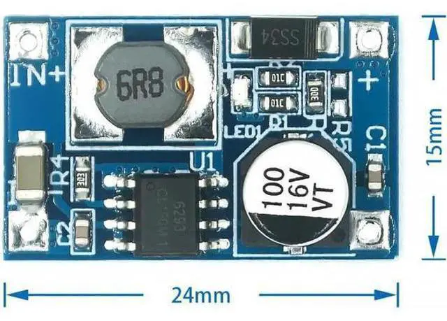 Main image of 8W USB Input DC-DC 3V-6V to 12V 3A Converter Step Up Module Power Supply Boost Module 3.7v lithium USB charger Board