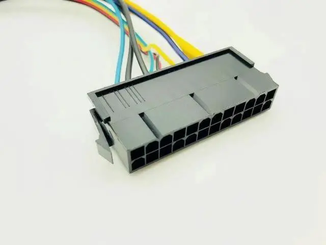 Alt view image 4 of 6 - 30cm ATX Main 24Pin to 6Pin PCI-E PSU Power Adapter Cable 18AWG Power Supply for HP Z220 Z230 SFF Server Workstation Motherboard