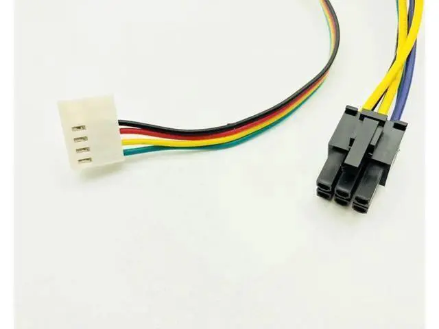 Alt view image 6 of 6 - 30cm ATX Main 24Pin to 6Pin PCI-E PSU Power Adapter Cable 18AWG Power Supply for HP Z220 Z230 SFF Server Workstation Motherboard