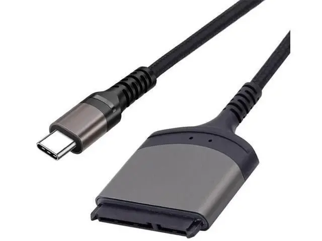 Alt view image 2 of 6 - 5Gbps USB-C Type-C to SATA 22 Pin Adapter Cable for 2.5" Hard Disk Driver SSD Laptop