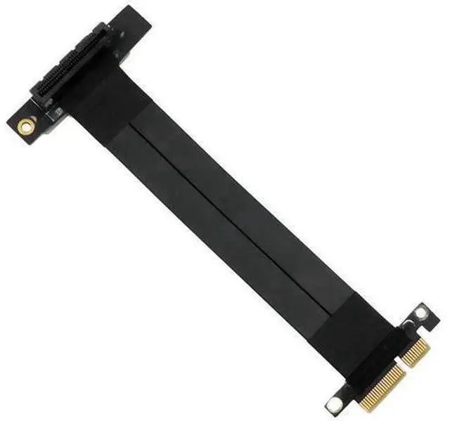 Main image of FOR PCI Express Extension Cable Riser PCI-E X4 to X4 PCIE Extender Flexible Cable Adapter Riser Card PC Cable for Graphics Card 24cm