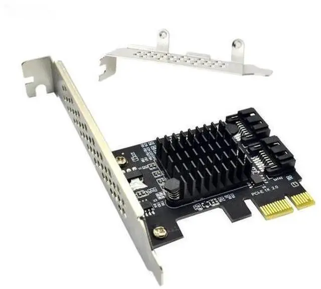 Main image of FOR PCIE to SATA Expansion Card 9125 Chip PCI Express X1 to 2 Port SATA 3.0 6Gb Adapter Controller PCI-E SATA Extension Card